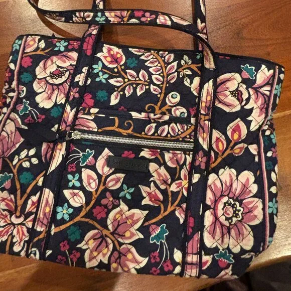 Vera Bradley Iconic Kingston Garden Tote, 14" x 11" - Picture 1 of 12